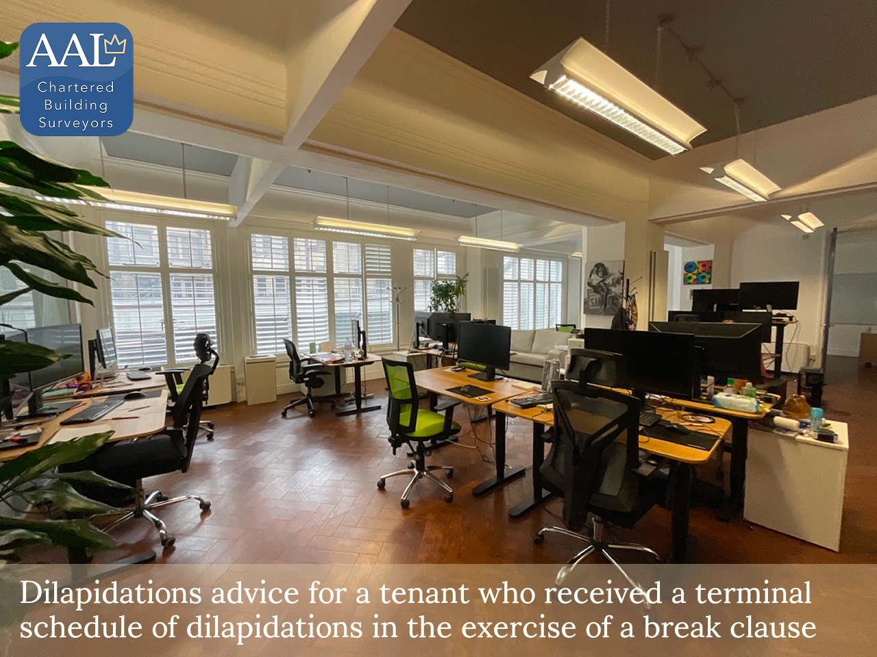 Break Clause
We advised our client and provided guidance in how to avoid frustration of their break clause. We worked along side the cliient’s solicitor to provide advice, and avoid the pitfulls of break clauses.