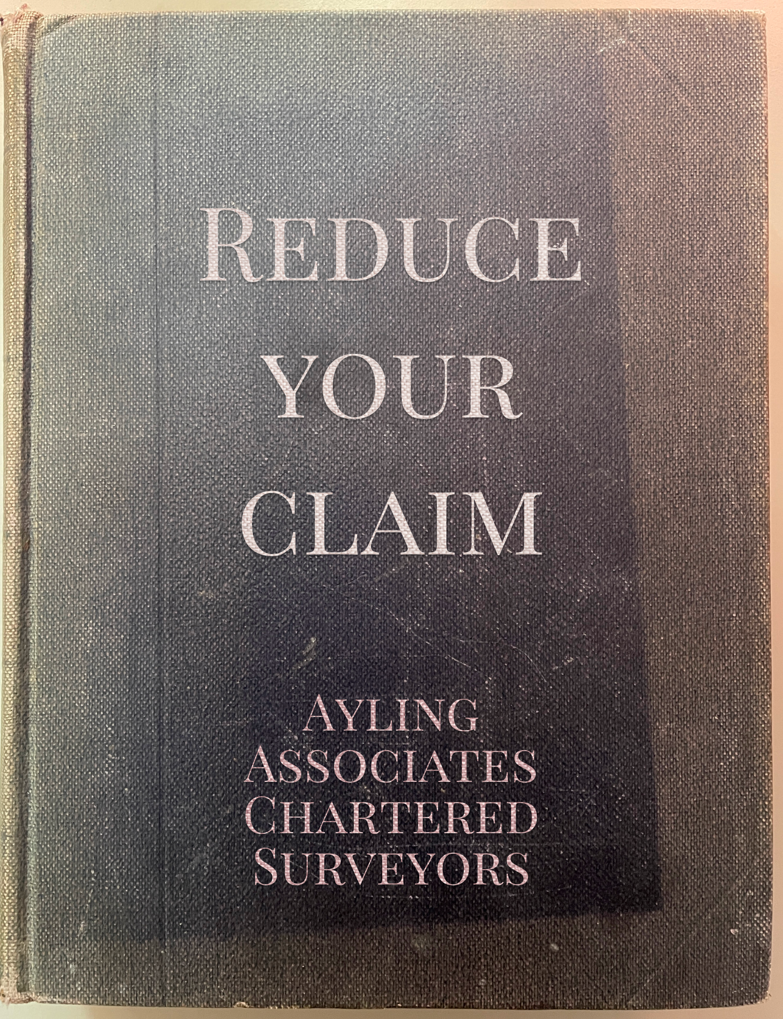 A Photo of a legal book with the words: Reduce Your Claim